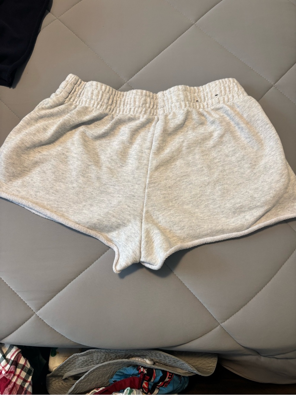 Garage Heather Light Gray Athletic Lounge Shorts - Picture 3 of 3